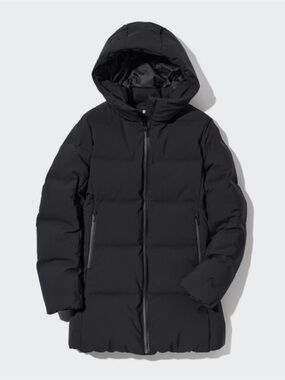 Uniqlo Seamless Down Short Coat Black